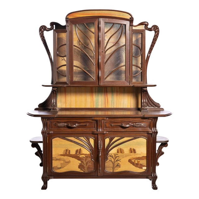 French Art Nouveau Cabinet, 1900s For Sale