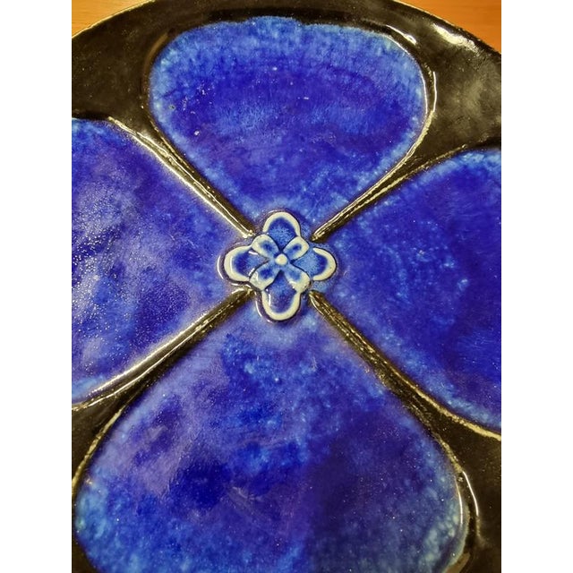 Sylvia leuchovius (1915–2003) swedish artist, worked for rörstrand, sweden mid-1900s. This large, rare decorative plate /...