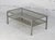 Steel Coffee Table with Double Smoked Glass Tops, France, 1970s For Sale - Image 18 of 18