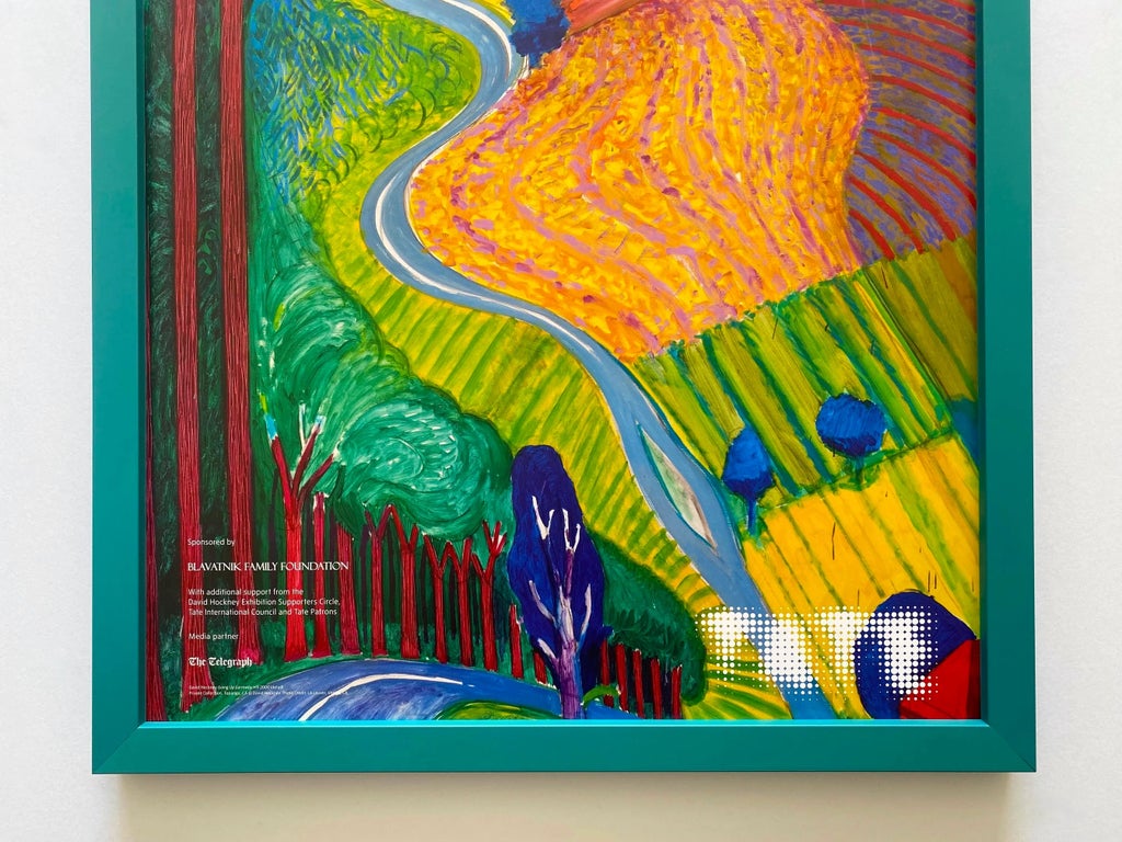 David Hockney Lithograph Print Tate Britain Framed Exhibition