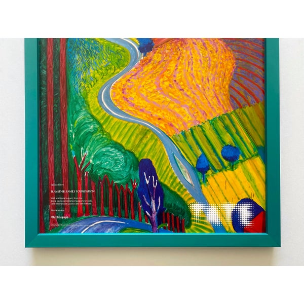 David Hockney Lithograph Print Tate Britain Framed Exhibition