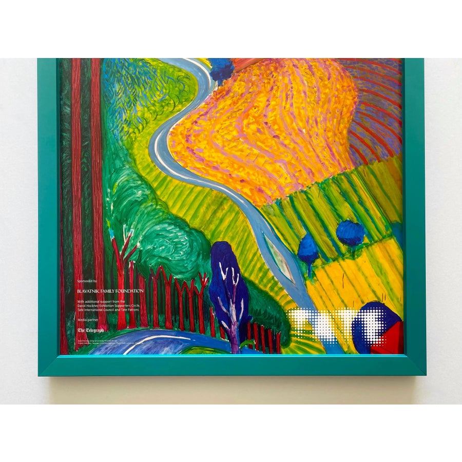 David Hockney Lithograph Print Tate Britain Framed Exhibition