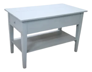 Worktable in Blue Lacquered Fir