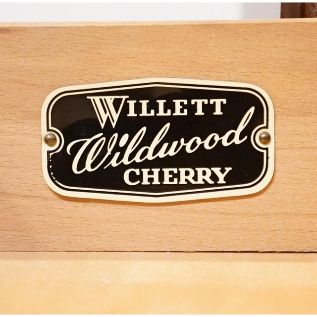 Willett Furniture Traditional Style Solid Wildwood Cherry 62" Buffet 6550 For Sale - Image 9 of 15
