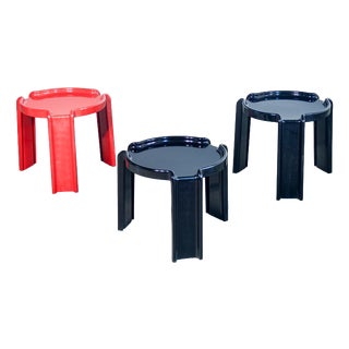 4905 Coffee Tables by Giotto Stoppino for Kartell, Set of 3 For Sale