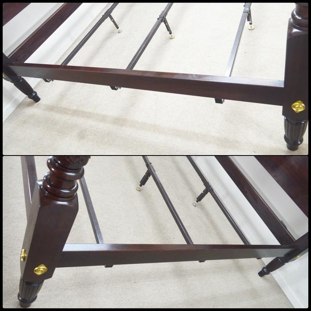 L. & J.G. Stickley, Inc. Stickley Williamsburg Collection King Poster Bed For Sale - Image 4 of 12