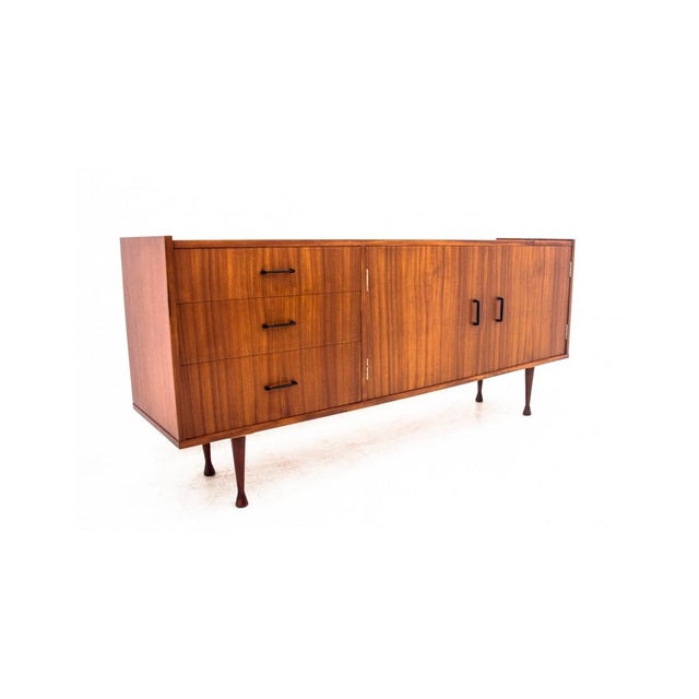 1960s Vintage Chest of Drawers in Walnut, Poland, 1960s For Sale - Image 5 of 11