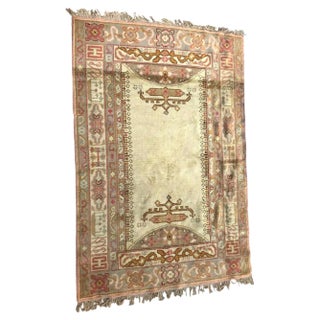 Antique Spanish Ushak Style Rug For Sale