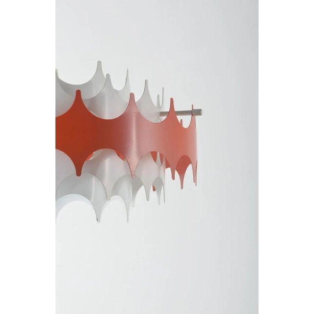 Vintage Pendant Lamp attributed to Doria Leuchten, 1960s For Sale - Image 4 of 8