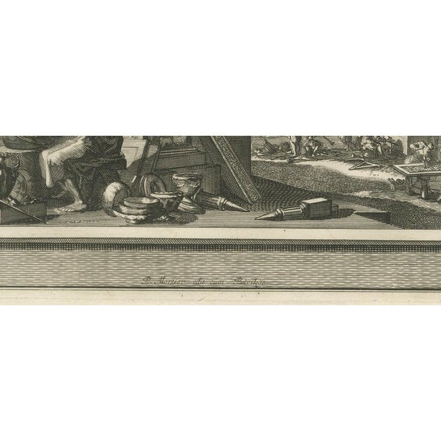 18th Century Pieter Mortier, Building of Solomon's Temple and Its Golden Altar, Pieter 1700, Engraving For Sale - Image 5 of 12