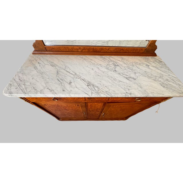 Wood Late 19th Century French Louis XVI Style Ormolu (Gilded Bronze Mounts) Server/ Sideboard For Sale - Image 7 of 18