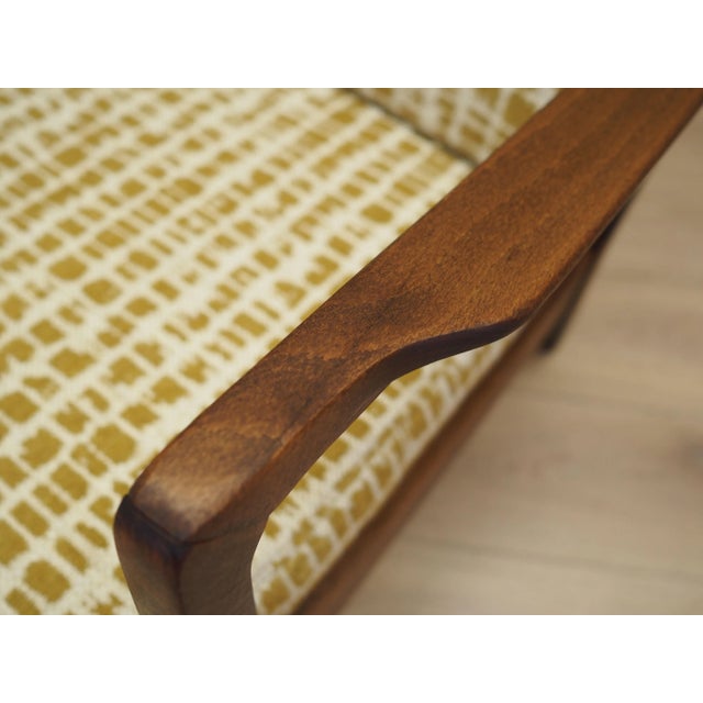 Danish Beech Armchair, 1970s For Sale - Image 11 of 15