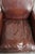 Dark Cognac-Colored Sheepskin Armchairs, Set of 2 For Sale - Image 6 of 16