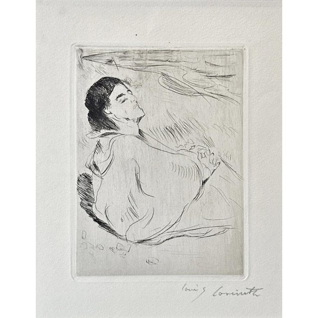 Lovis Corinth Tapiau 1858 - 1925 Zandvoort On the Baltic Sea Beach, 1916 Etching on laid paper Hand-signed in pencil lower...