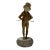 Antique Georges Omerth Gilt Bronze & Alabaster Figural Sculpture – Boy in Top Hat For Sale