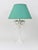 Metal White Palm Tree Faux Bamboo Table Lamp from Tommaso Barbi, Italy, 1970s For Sale - Image 7 of 18
