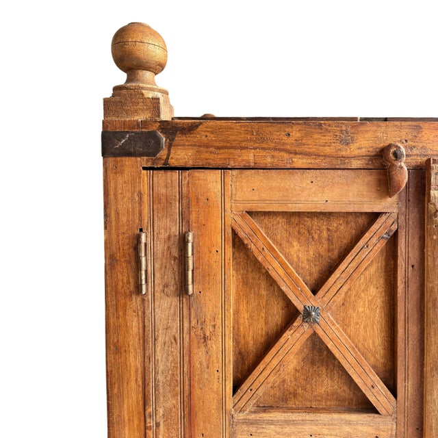 Wooden Wardrobe, 18th Century For Sale - Image 9 of 16