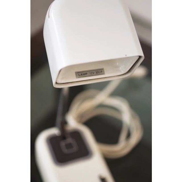 Vintage Folding Reading Lamp with Telescopic Arm and Dual Light Intensity For Sale - Image 6 of 10