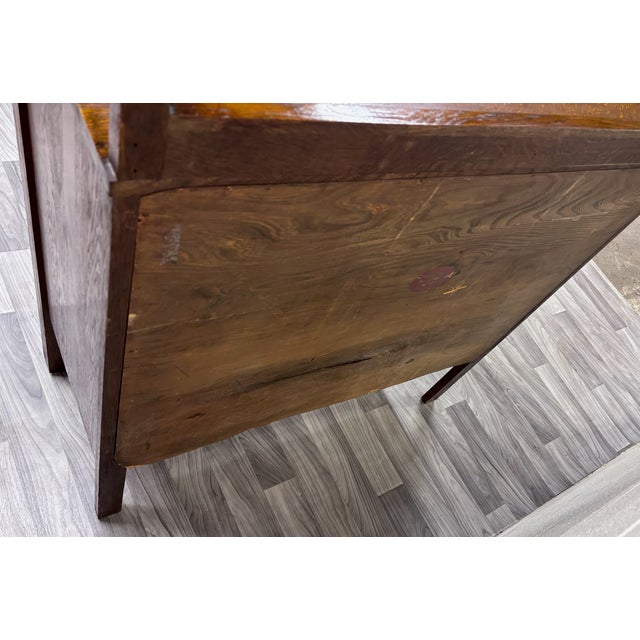 Antique Cron-Kills Co. Arts & Crafts Mission Tiger Oak Secretary Desk For Sale - Image 12 of 13