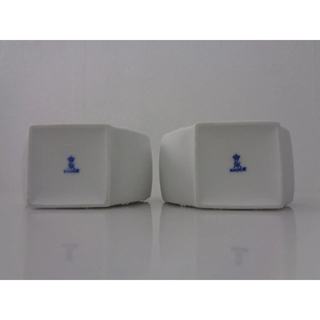 Mid-Century Op Art Vases by Manfred Frey for Kaiser, 1960s, Set of 2 For Sale - Image 11 of 13