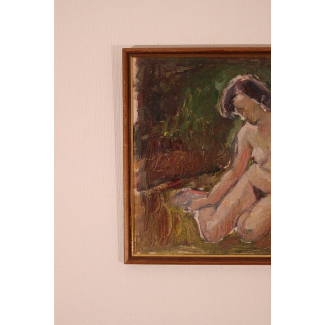 Wesström, Sitting Model, 1960s, Oil on Panel, Framed For Sale - Image 10 of 18