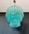 Large Turquoise Murano Glass 3-Tier Tube Chandelier from Venini, 1990s For Sale - Image 15 of 18