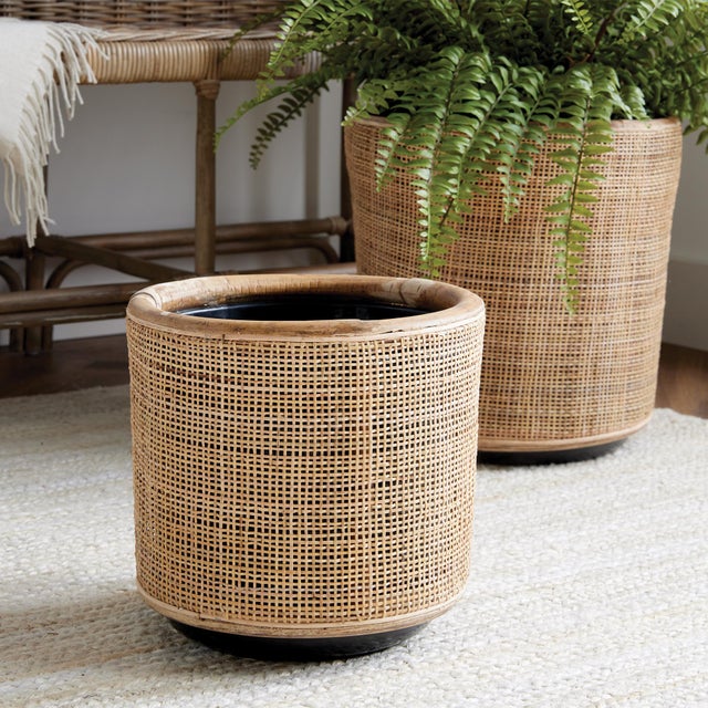 Transitional Lyla Dry Basket Planters, Set Of 2 For Sale - Image 3 of 8