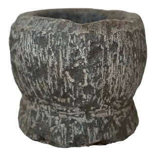 Vintage Limestone Mortar Bowl For Sale