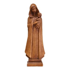Mid 20th Century Mid-Century Italian Terracotta Madonna & Child Sculpture by S. Melani for Arnova
