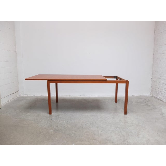 Large Extendable Dining Table by Oswald Vermaercke for V-Form, 1960s For Sale - Image 18 of 18