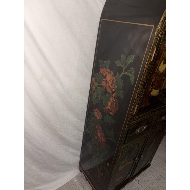 Chinese Hand-Painted Cabinet, 1950s For Sale - Image 3 of 13