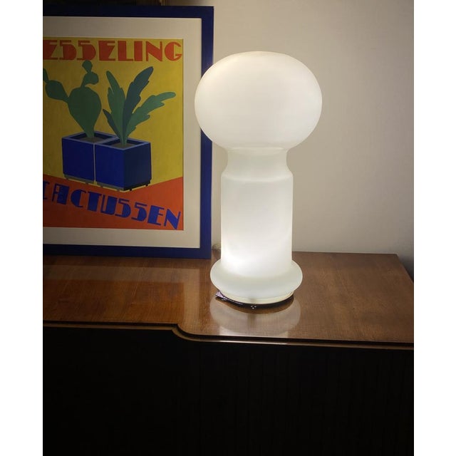 Space Age Murano Glass Table Lamp by Vistosi, 1960s For Sale - Image 3 of 18