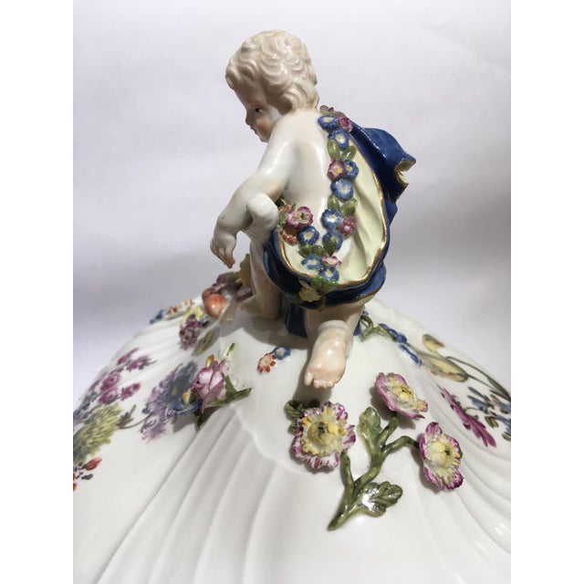 Meissen Porcelain Soup Bowl with Flower Decor, 1755 For Sale - Image 13 of 18