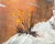 Paint Vintage Original Oil Painting H. Robinson Winter Sunset Landscape Signed Framed For Sale - Image 7 of 11