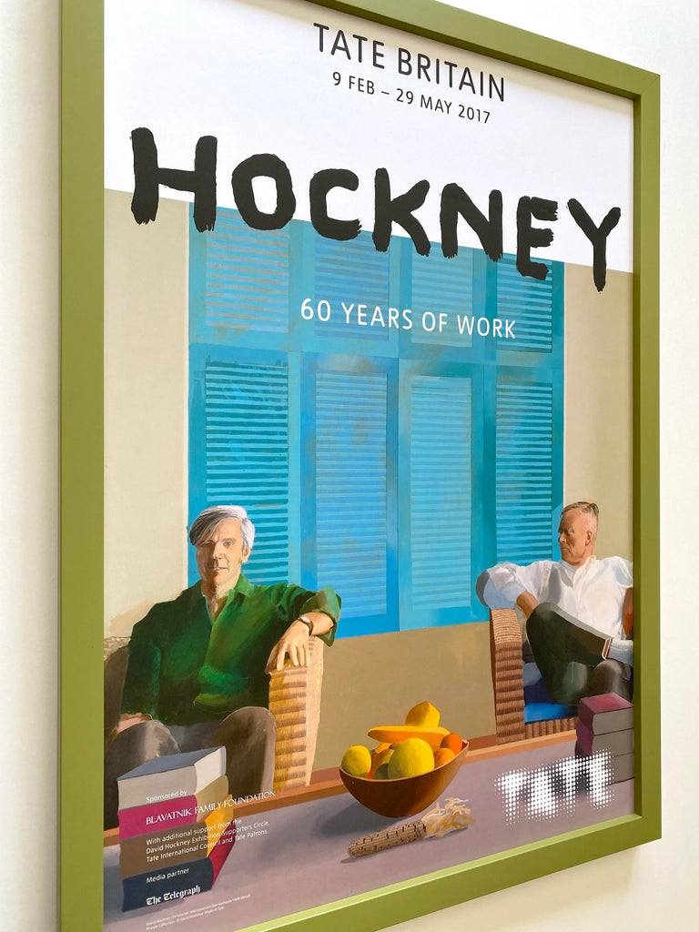 David Hockney Lithograph Print Framed Tate Museum Pop Art