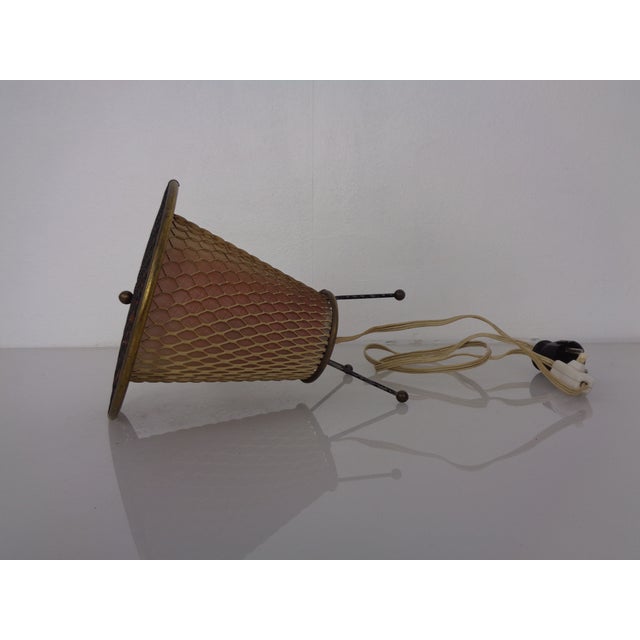 Beige Metal Tripod Table Lamp, Germany, 1950s For Sale - Image 8 of 18