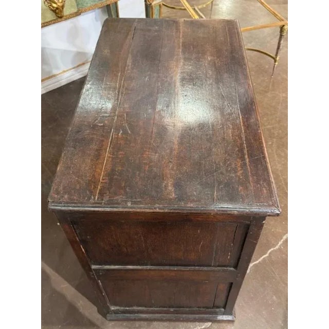 English Charles II Oak Chest For Sale - Image 4 of 6