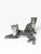 1970s Italian Black & White Majolica Snow Leopard Figurines – Pair For Sale - Image 11 of 12