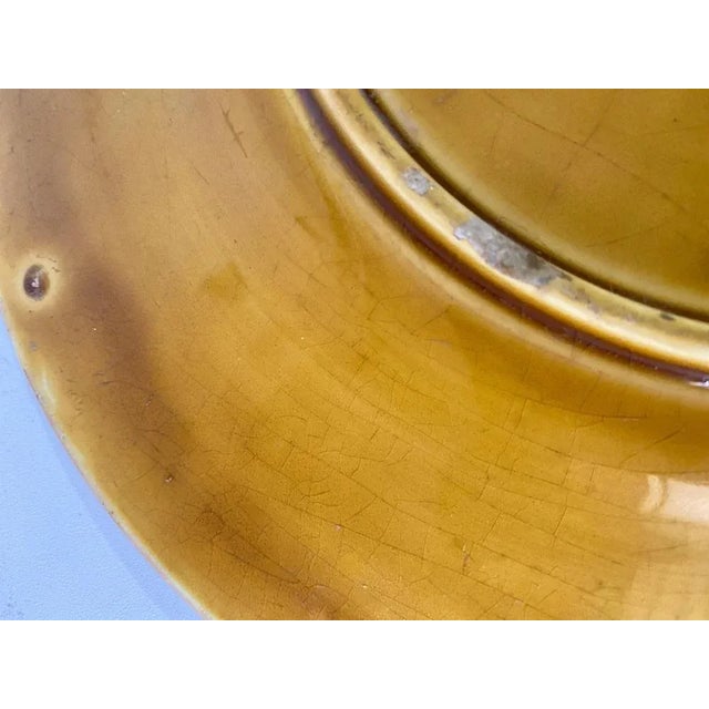 Faience Majolica Plate by Sarreguemines, 19th Century, France For Sale - Image 4 of 9