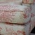 Queen Anne Style Wingback Armchair in Red Toile De Jouy For Sale - Image 11 of 14