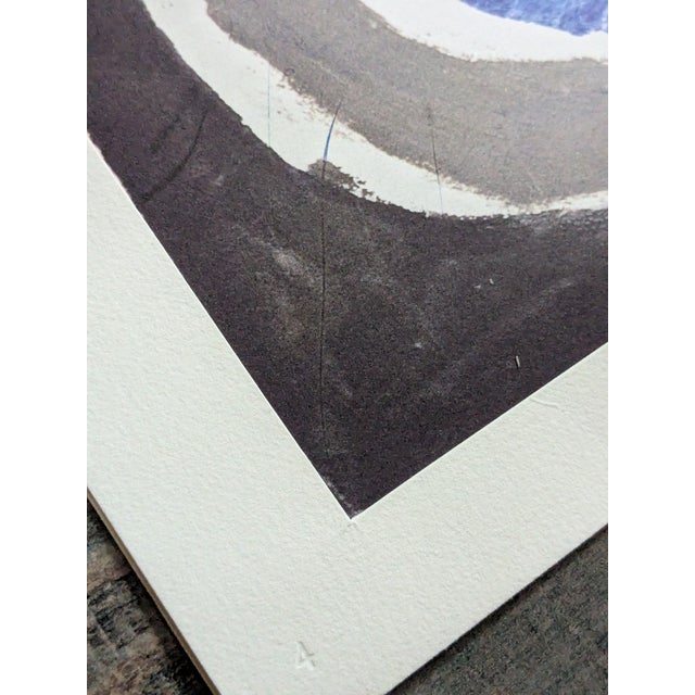 Blue Georges Braque, Face in Blue, Limited Edition Phototype, 1962 For Sale - Image 8 of 10