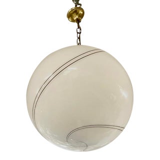 Mid Century Murano Globe Chandelier For Sale