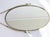 Vintage Italian Oval Brass Mirror, 1920s For Sale - Image 4 of 11