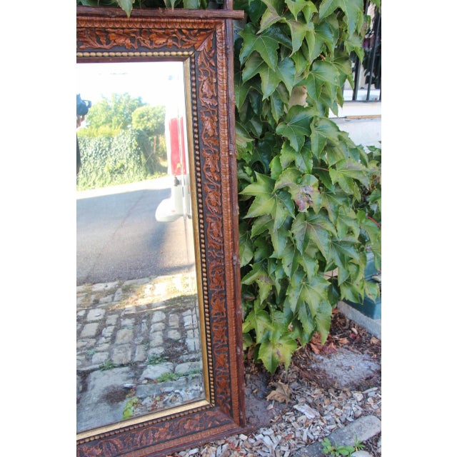 19th Century Black Forest Mirror attributed to the Levera Brothers in Turin For Sale - Image 6 of 8