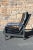 Textile Milo Baughman Chrome and Black Leatherette Recliner For Sale - Image 7 of 12