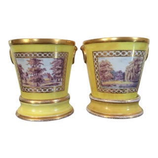 1800 - 1805 English Regency Cachepot Vase - A Pair For Sale