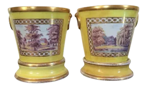 1800 - 1805 English Regency Cachepot Vase - A Pair