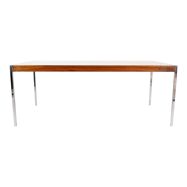 Early Florence Knoll Rosewood Dining Table For Sale