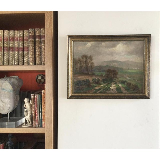 Fritz von Kamptz, Landscape of the Isle of Man, 1916, Oil on Canvas For Sale - Image 3 of 7