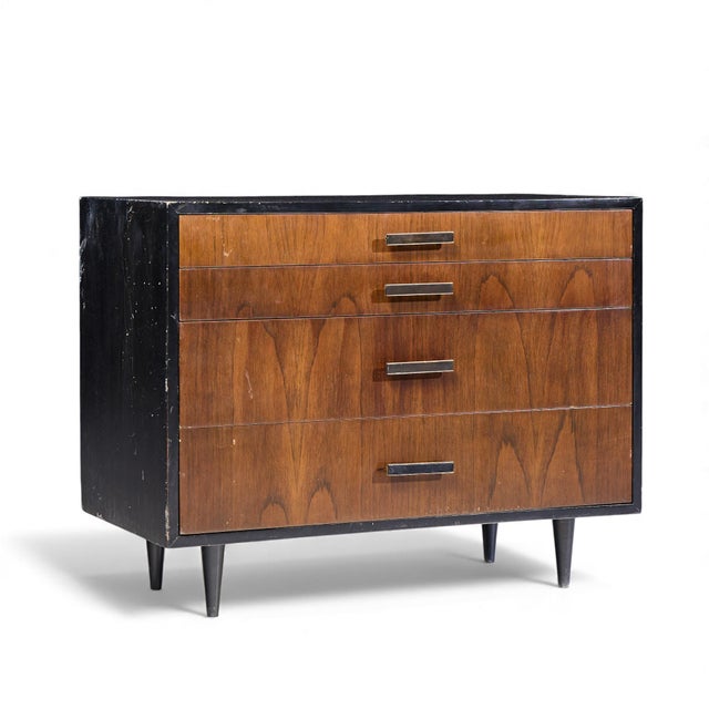 Mid 20th Century Harvey Probber Rosewood 4 Drawer Dresser Chest of Drawers - Pair For Sale In Chicago - Image 6 of 13
